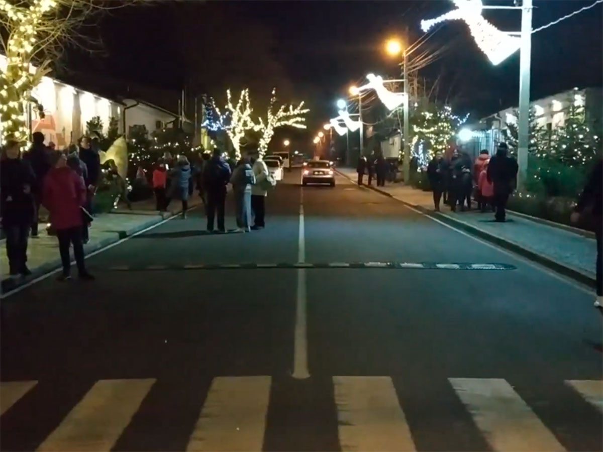 Херсон, видео, ночная прогулка