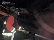 Внаслідок ворожого обстрілу у Білозерці загорілася лікарня