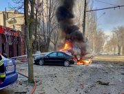Авіаудар по центру Херсона (ВІДЕО)