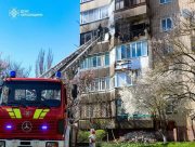 Сьогодні в Херсоні горіла квартира в багатоповерхівці