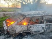 У селі Дудчани Херсонської області окупанти знищили автомобіль який віз людям хліб (ФОТО)