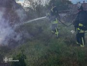 На Бериславщині за добу ліквідовано дві пожежі на відкритих територіях