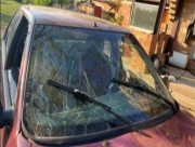 У Херсоні росіяни атакували поліцейський службовий автомобіль