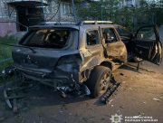 У Бериславській громаді росіяни атакували авто поліції: троє правоохоронців поранені