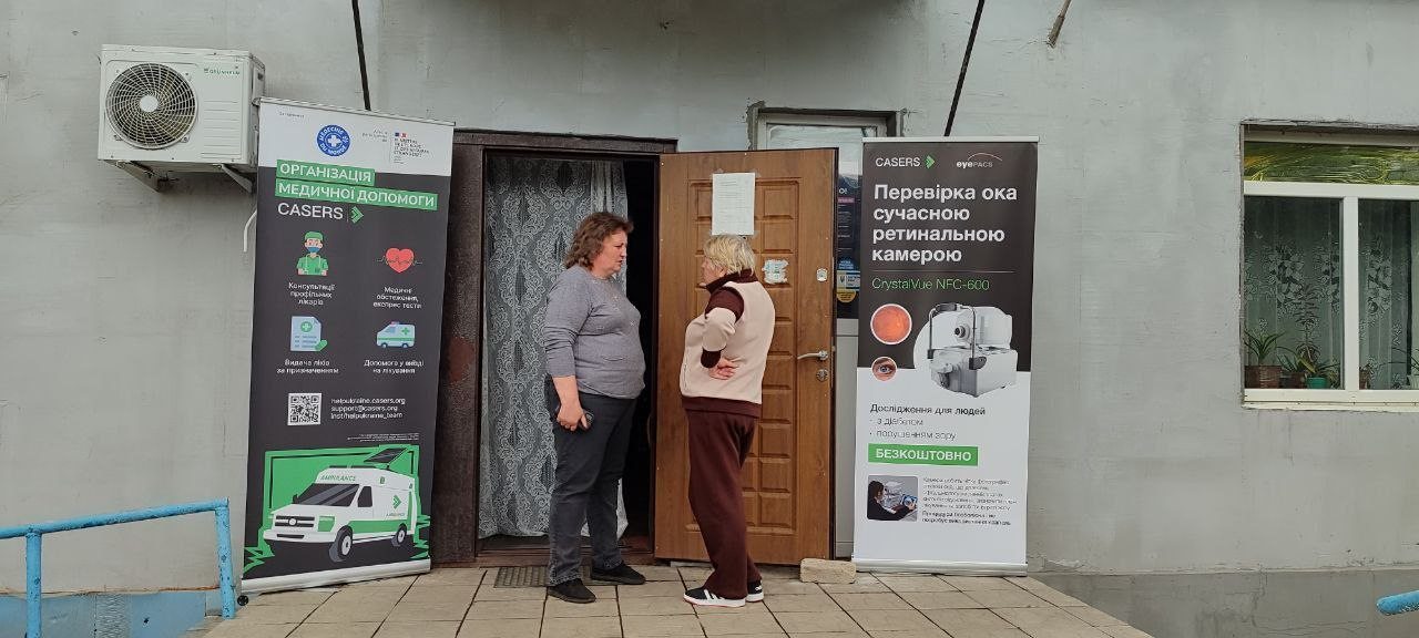 Лікарі, Casers, провели, понад, 400, оглядів, селах, Херсонської, області, Херсонщина, офтальмологічні, обстеження
