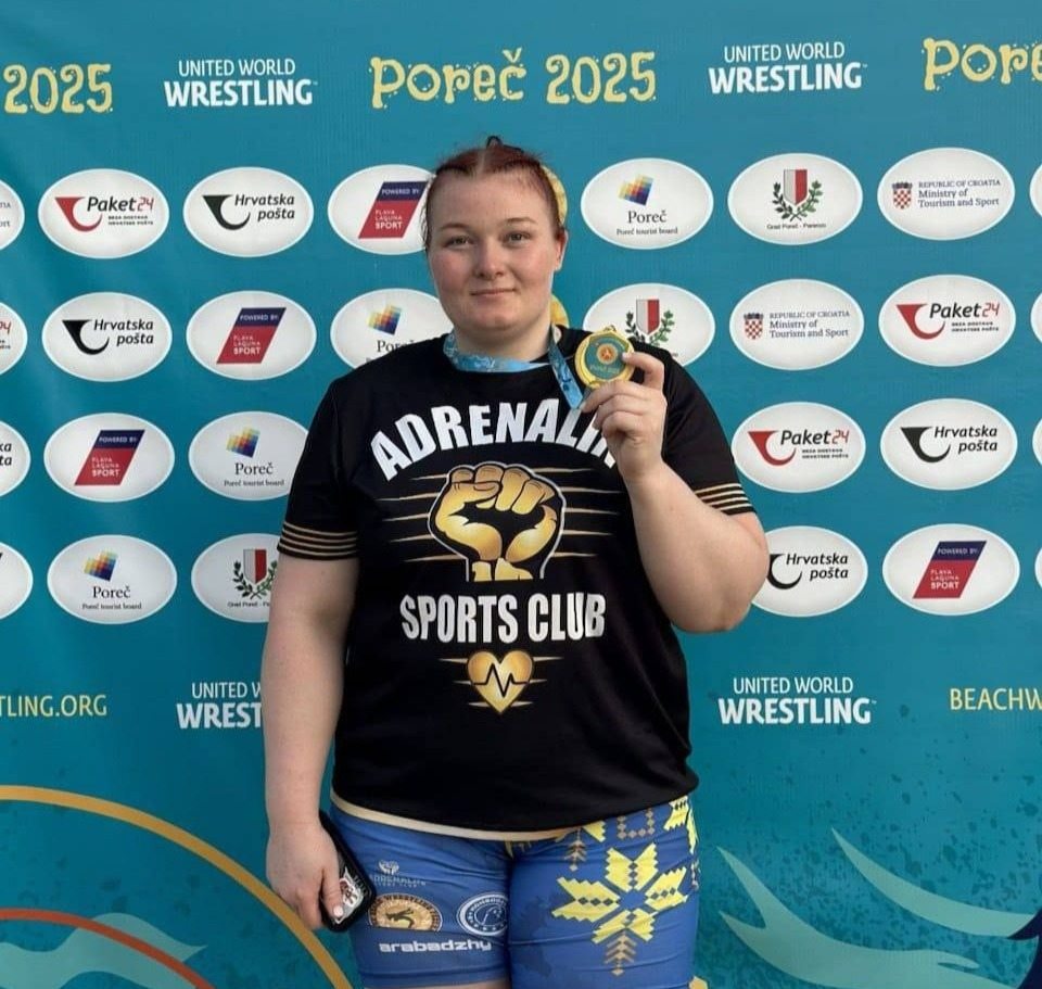 Херсонка, здобула, золото, Світовій, серії, пляжна, боротьба, Хорватія, Херсонське, вище, училище, фізична, культура, перемогла, українська, збірна