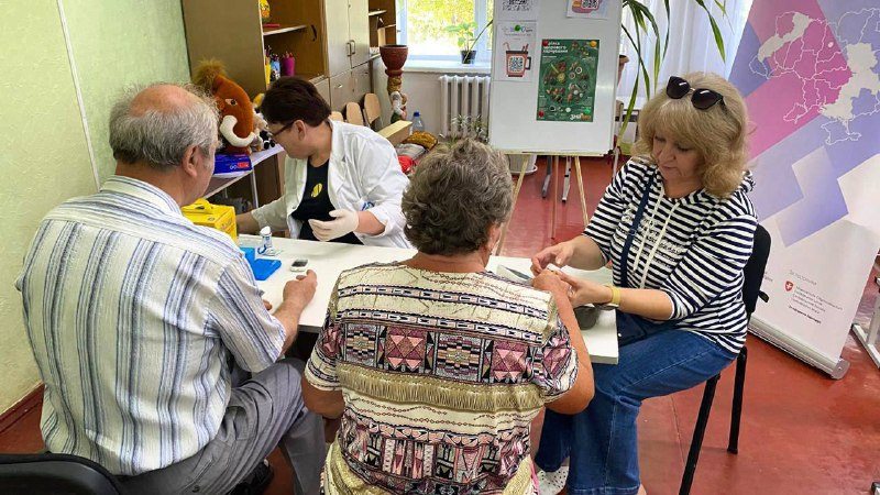 Працівники, Херсонський, обласний, центр, контролю, профілактики, хвороб, Степанівка, фахівці, виїзний, прийом, контролю, стану, здоров’я, тиск, пульс, сатурація, Степанівський, старостинський, округ