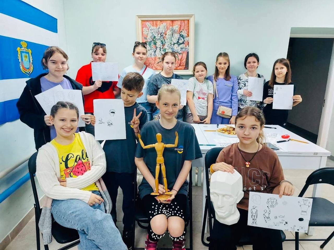 Херсон, творчі, заняття, діти, проєкт, Active, Kids, Kherson, благодійна, організація, OperationAid, арт-простор, ArtStudio, мистецтво, художниця
