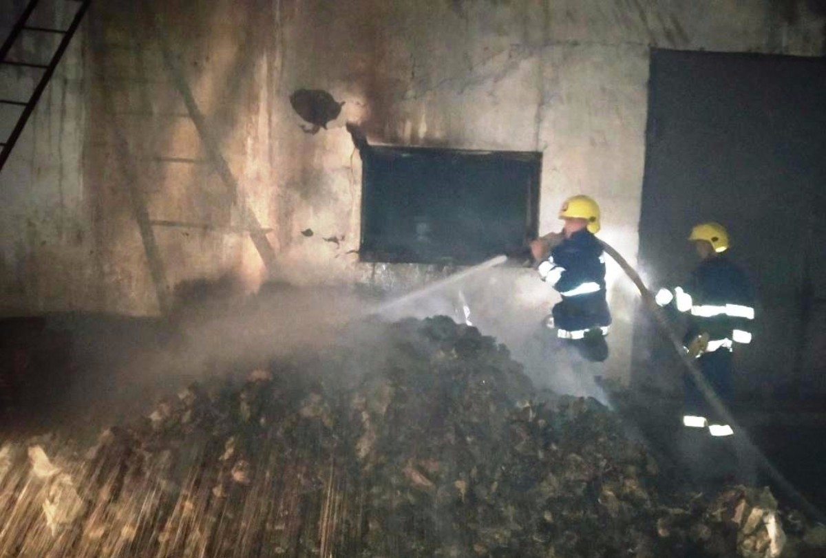 Горностаевский район,пожар,склад