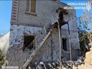Російські терористи жорстоко обстріляли житлові будинки в Чорнобаївці