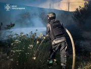 На Херсонщині через ворожі атаки виникли пожежі: згоріло понад 5 гектарів рослинності
