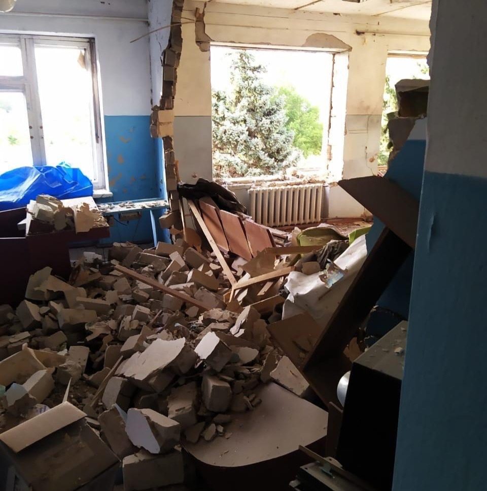 Удар, дрона, селищу, Дудчани, Милівської, сільської, громади, Бериславського, району, Херсонської, області, пошкоджено, адміністративну, будівлю