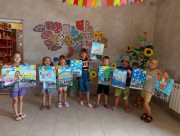 У Петрівці діти створили колажі "Небо над Херсоном": мистецтво як голос надії (ФОТО)