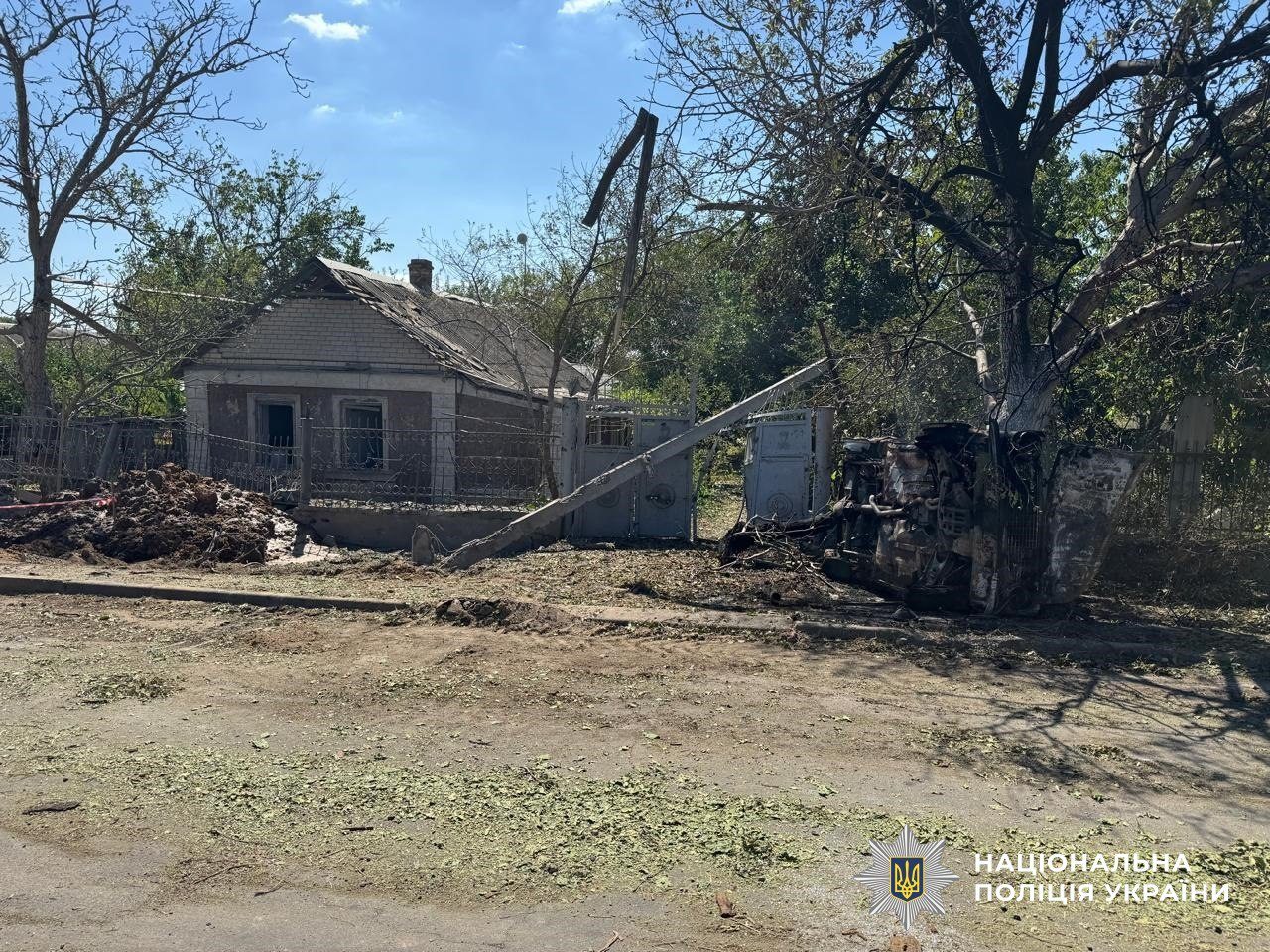 Росіяни, обстріл, Херсонський, Бериславський, райони, є поранені, - серед них діти