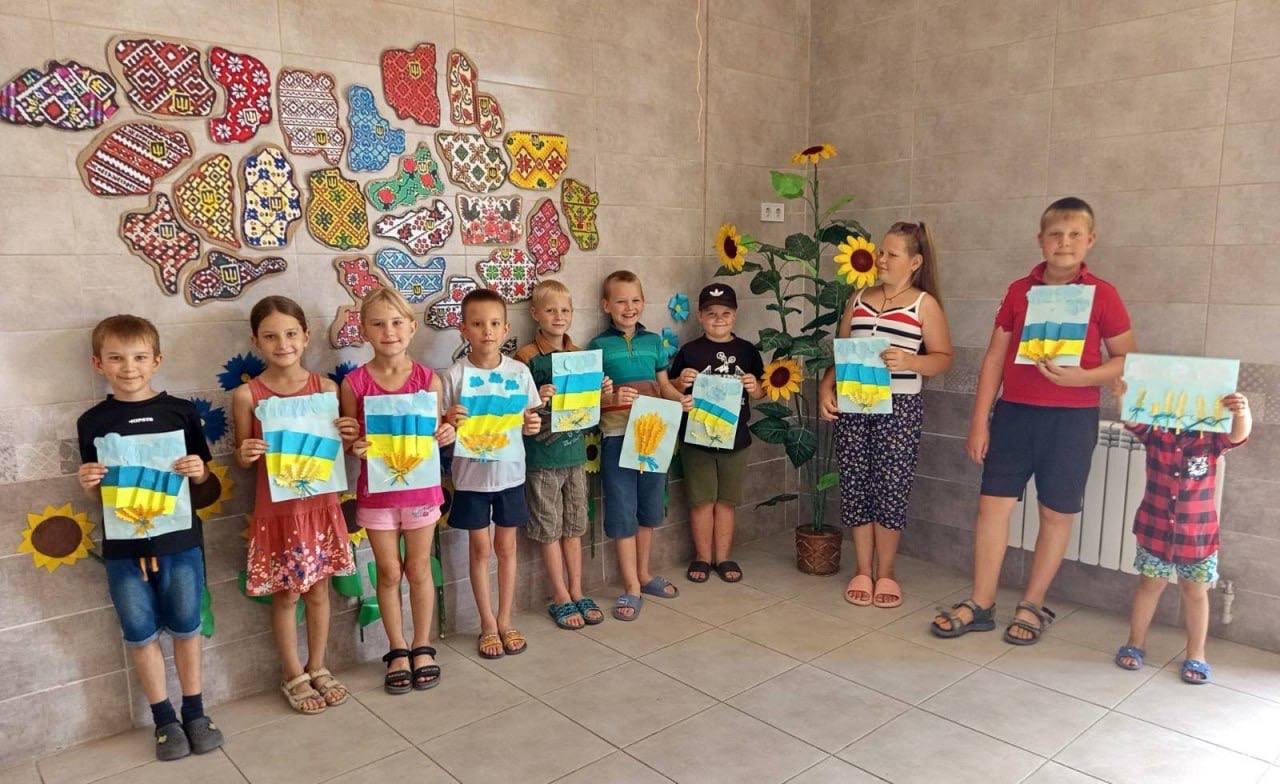 Петрівці, Зеленівського, старостинського, округу, Херсонського, району, відбувся, майстер-клас, Дня Державного Прапора України