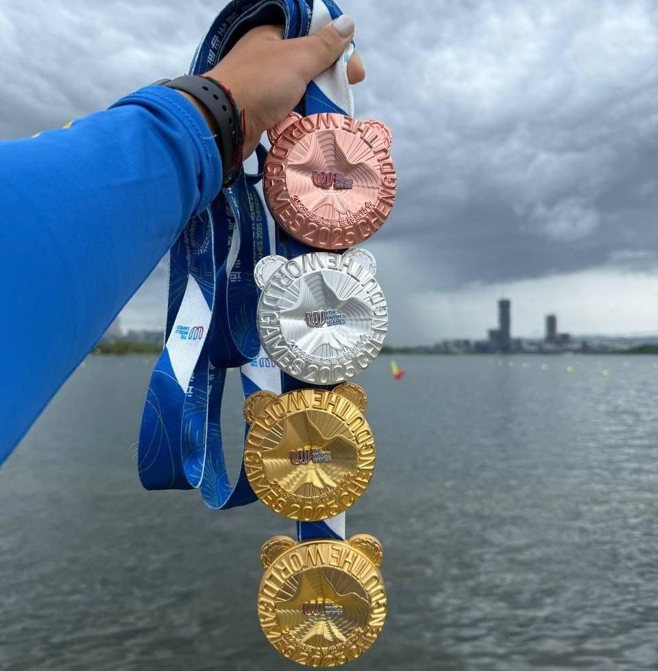 Спортсменка, Олена Скворцова, Херсонщини, виборола, чотири, медалі, Всесвітніх, іграх, Китаї, китайському, місті, Ченду, відбулися, змагання, веслування, човнах, Дракон, збірна, України