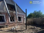 Росіяни вночі обстріляли Корабельний район Херсона Росіяни вночі обстріляли Корабельний район Херсона