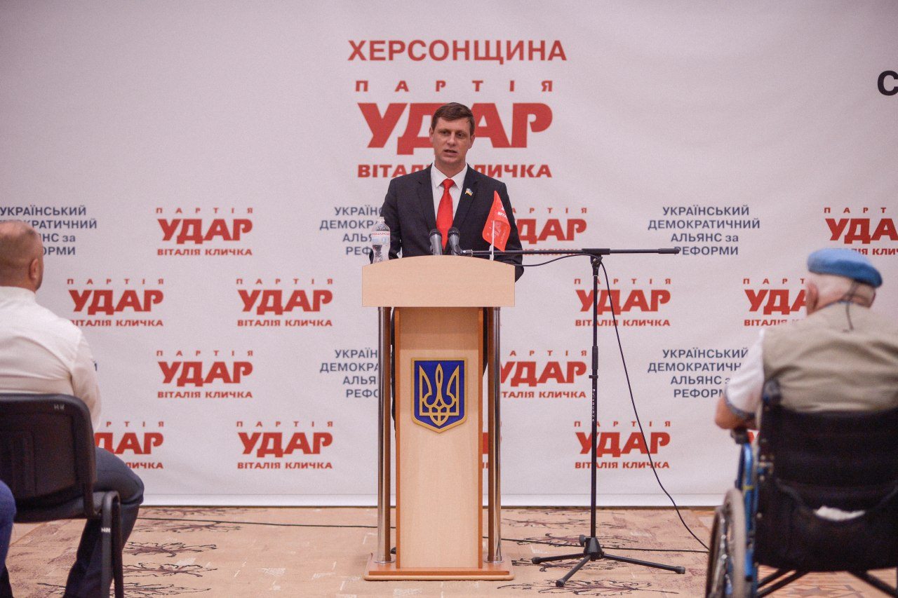 Криницький, УДАР, вибори