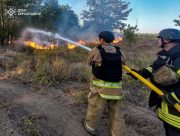 На Херсонщині внаслідок обстрілів горіли будинки та екосистеми На Херсонщині внаслідок обстрілів горіли будинки та екосистеми