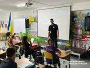Ювенальні поліцейські провели для школярів Посад-Покровського урок безпеки