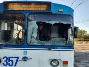Російський дрон атакував громадський транспорт у Херсоні