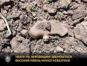 На Херсонщині попереджають про критичний рівень мінної небезпеки