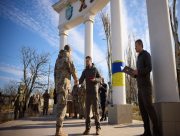 Президент Зеленський відвідав Херсон у третю річницю визволення міста