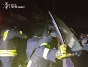 Смертельна ДТП у Чорнобаївці: двоє загиблих у понівеченій автівці