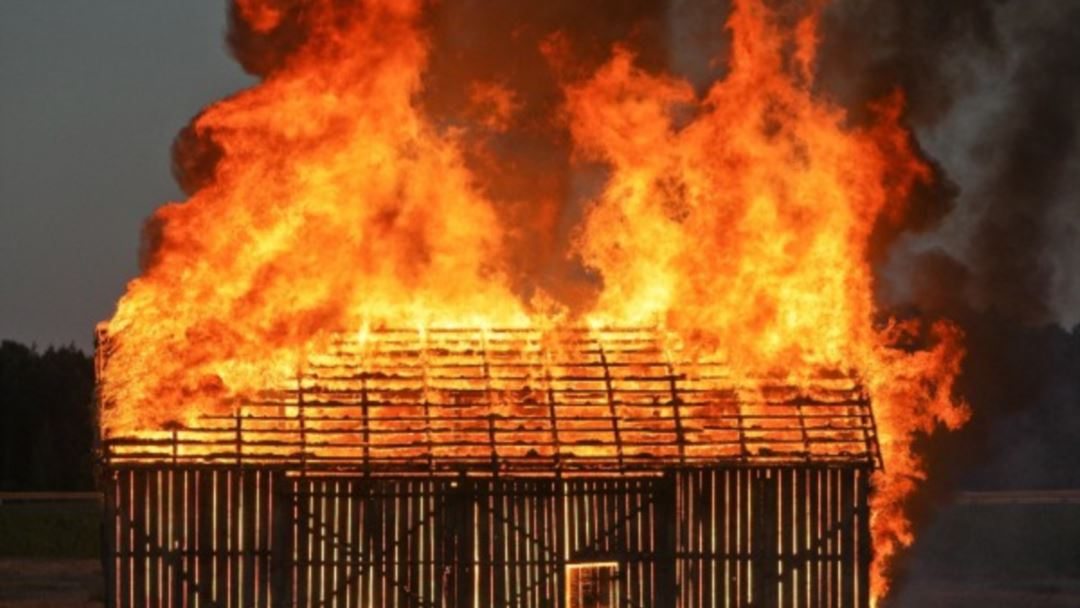 собутыльники, пожар, полиция